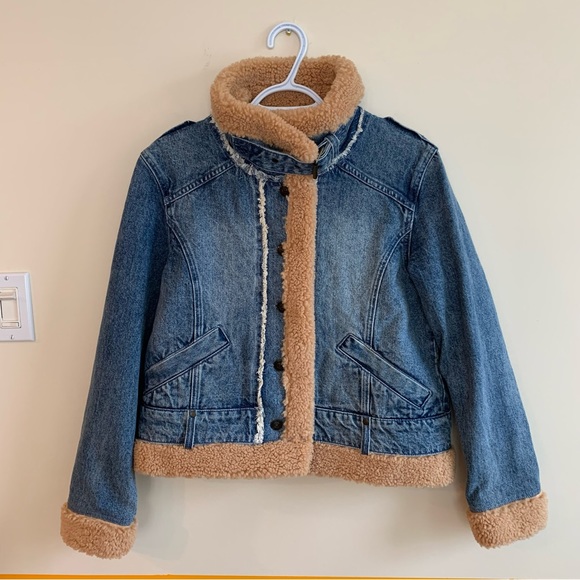 we the FREE people Rylee Cozy Moto Jacket . - Picture 6 of 10